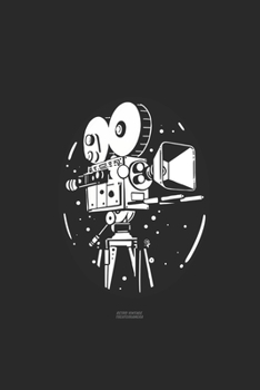 Retro Theater Vintage Kamera: FOTOGRAFEN UND KAMMERMANN NOTIZBUCH 6x9 (A5) 120 Seiten kariert! für Filmer & Kameramänner Fotografie,Theater, Liebhaber ... | Wochenplaner | Organiser | (German Edition)