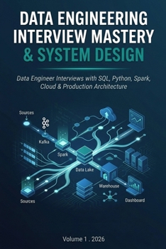 Data Engineering Interview Mastery & System Design: Data Engineer Interviews with SQL, Python, Spark, Cloud & Production Architecture