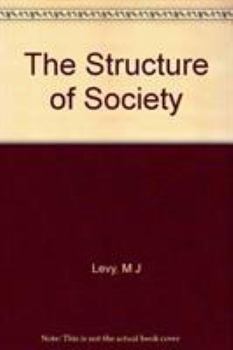 Hardcover Structure of Society Book