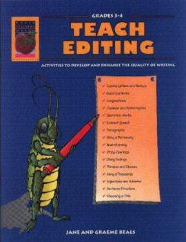 Paperback Teach Editing, Grades 3-4 Book