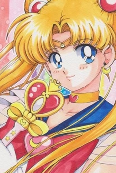 Journal: Sailor Moon Soft Glossy Cover Journal Lined Pages Book 6 x 9 Inches 110 Pages