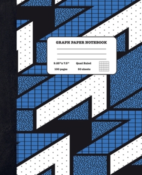 Graph Paper Notebook Quad Ruled 5x5: Ecology and Science - Composition Notebook for Girls Boys Students - cute Notebook for College School - Geometric Shapes Design