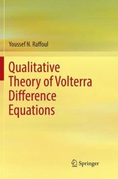 Paperback Qualitative Theory of Volterra Difference Equations Book