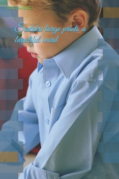 Paperback Sudoku large prints a beautiful word Book