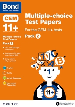 Paperback Bond 11+: Multiple-Choice Test Papers for the Cem 11+ Testspack 2 Book