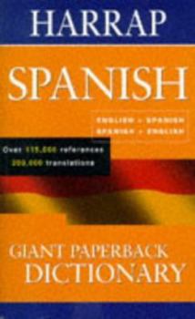 Paperback Harrap Spanish Giant Paperback Dictionary Book
