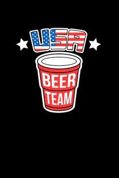USA Beer Team: 120 Pages I 6x9 I Graph Paper 4x4 I Funny Alcohol, Drinking & Fourth Of July Gifts