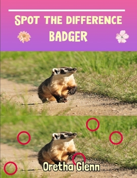 Paperback Spot the difference Badger: Picture puzzles for adults Can You Really Find All the Differences? Book