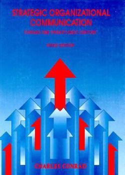 Hardcover Strategic Organizational Communication3e Book