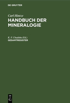 Hardcover Gesamtregister [German] Book