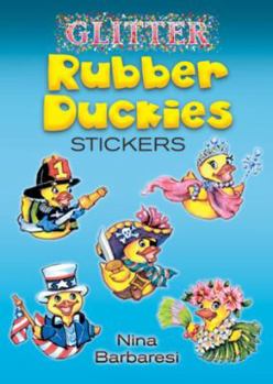 Paperback Glitter Rubber Duckies Stickers Book