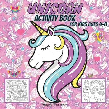 Unicorn Activity Book for Kids Ages 4-8: Amazing Unicorn Activity Book, Activity Books for Kids Over 102 Fun Activities Workbook: Coloring, Dot to Dot, Mazes and More! Page Large 8.5 x 8.5