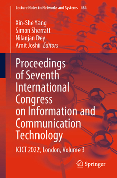 Paperback Proceedings of Seventh International Congress on Information and Communication Technology: Icict 2022, London, Volume 3 Book