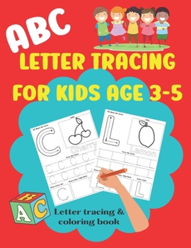 Paperback ABC Letter tracing for kids age 3-5: abc connect the dots for kids Book