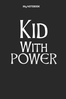 Kid With POWER: Ruled Lovely Copy Book, SOFT Cover Girls Kids Elementary School Supplies Student Teacher Daily Creative Writing Journal, 100 Pages