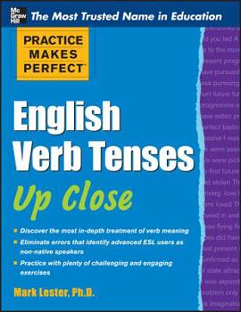 Paperback Practice Makes Perfect English Verb Tenses Up Close Book