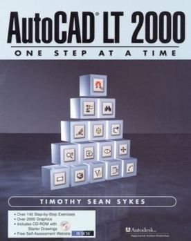 Paperback AutoCAD LT-One Step at a Time [With CDROM] Book