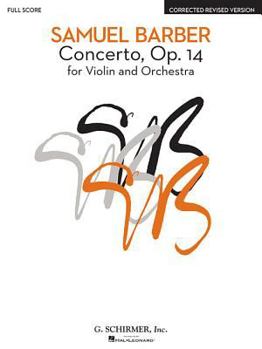 Paperback Concerto, Op. 14 - Corrected Revised Version: For Violin and Orchestra Book