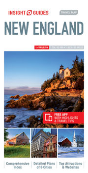 Map Insight Guides Travel Map New England Book