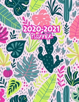2020-2021 Planner: Two Year Calendar Organizer and Goal Journal | January 2020 - December 2021 Daily, Weekly and Monthly Planner Book with Back Sticker Expression Wall for 2 Years | Design Code 389948