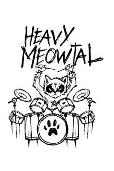 Paperback Heavy Meowtal: Song Writer Notebook for any heavy metal and hard rock cat headbanger. DIY Lyrics Journal and songwriting book - 120 G Book