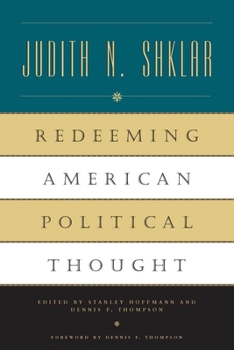 Paperback Redeeming American Political Thought Book