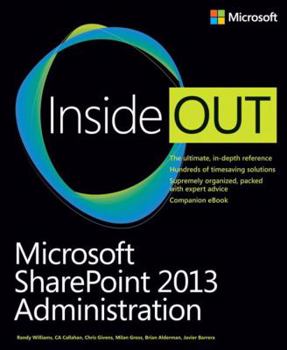 Paperback Microsoft Sharepoint 2013 Administration Inside Out Book