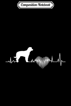Composition Notebook: Australian Labradoodle heartbeat funny gift for dog lover  Journal/Notebook Blank Lined Ruled 6x9 100 Pages