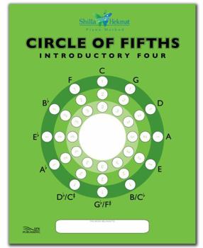 Spiral-bound Circle of Fifths: Introductory Four (Shilla Hekmat Piano Method, Green Series) Book