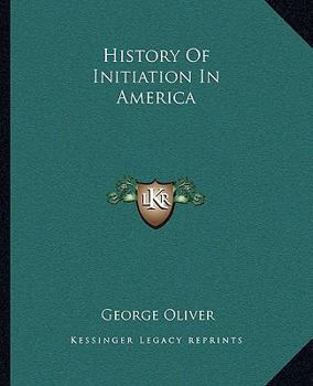 Paperback History of Initiation in Americ Book