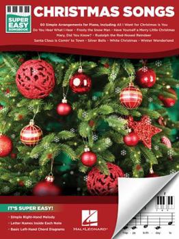 Paperback Christmas Songs - Super Easy Songbook Book
