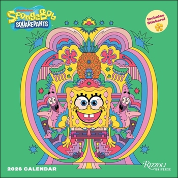 Calendar Spongebob Squarepants 2026 Wall Calendar (Includes Stickers) Book