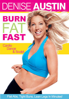 DVD Denise Austin: Burn Fast Cardio Dance Book