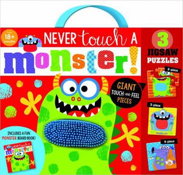 Board book Never Touch A Monster Jigsaw Puzzle Book