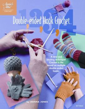 Paperback 1,2,3,4 Double-Ended Hook Crochet Book