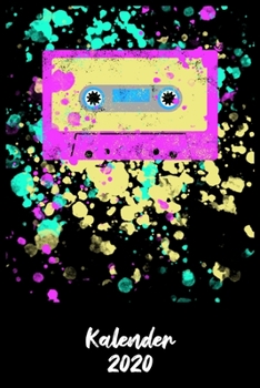 Kalender 2020: Terminplaner 70er Jahre 80er 90er retro 2020 A5 Tagesplaner lustiges Geschenk für Musiker Jahreskalender 2020 1 Woche 2 Seiten / 6x9 ... Studium Schule und Familie (German Edition)