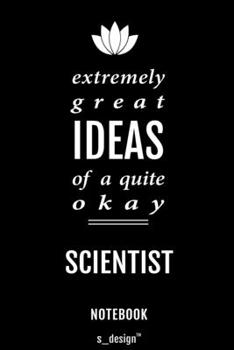 Paperback Notebook for Scientists / Scientist: awesome handy Note Book [120 blank lined ruled pages] Book