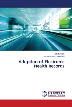 Paperback Adoption of Electronic Health Records Book