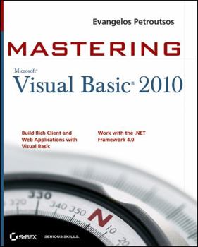 Paperback Mastering Microsoft Visual Basic 2010 Book