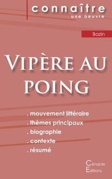 Paperback Fiche de lecture Vipère au poing de Hervé Bazin (Analyse littéraire de référence et résumé complet) [French] Book