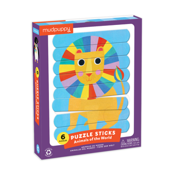 Misc. Animals of the World Puzzle Sticks Book