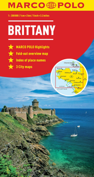 Map Brittany Marco Polo Map Book