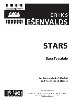 Paperback Stars for Sssaaa Choir and Water-Tuned Glasses: Octavo Book