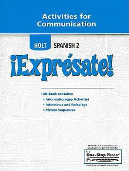 Paperback ¡Exprésate!: Activities for Communication Level 2 Book