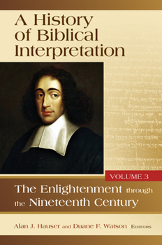 Paperback History of Biblical Interpretation, Volume 3: The Enlightenment Through the Nineteenth Century Book