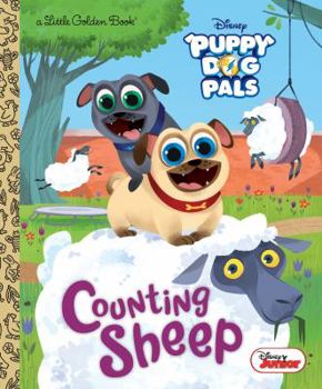 Hardcover Counting Sheep (Disney Junior Puppy Dog Pals) Book