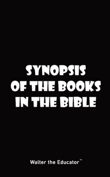 Paperback Synopsis of the Books in the Bible Book