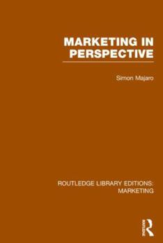 Hardcover Marketing in Perspective (RLE Marketing) Book