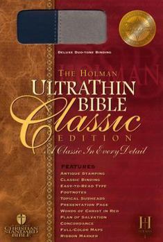 Imitation Leather Ultrathin Reference Bible-Hcsb-Classic Book