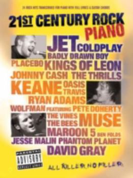 Paperback 21ST CENTURY ROCK PIANO PIANO, VOIX, GUITARE Book